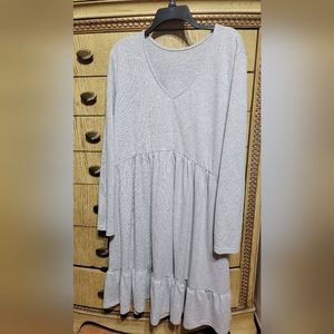 Simple Gray Dres 2X
